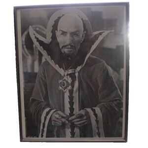 Rare Vintage Ming the Merciless 8X10 B & W From Flash Gordon